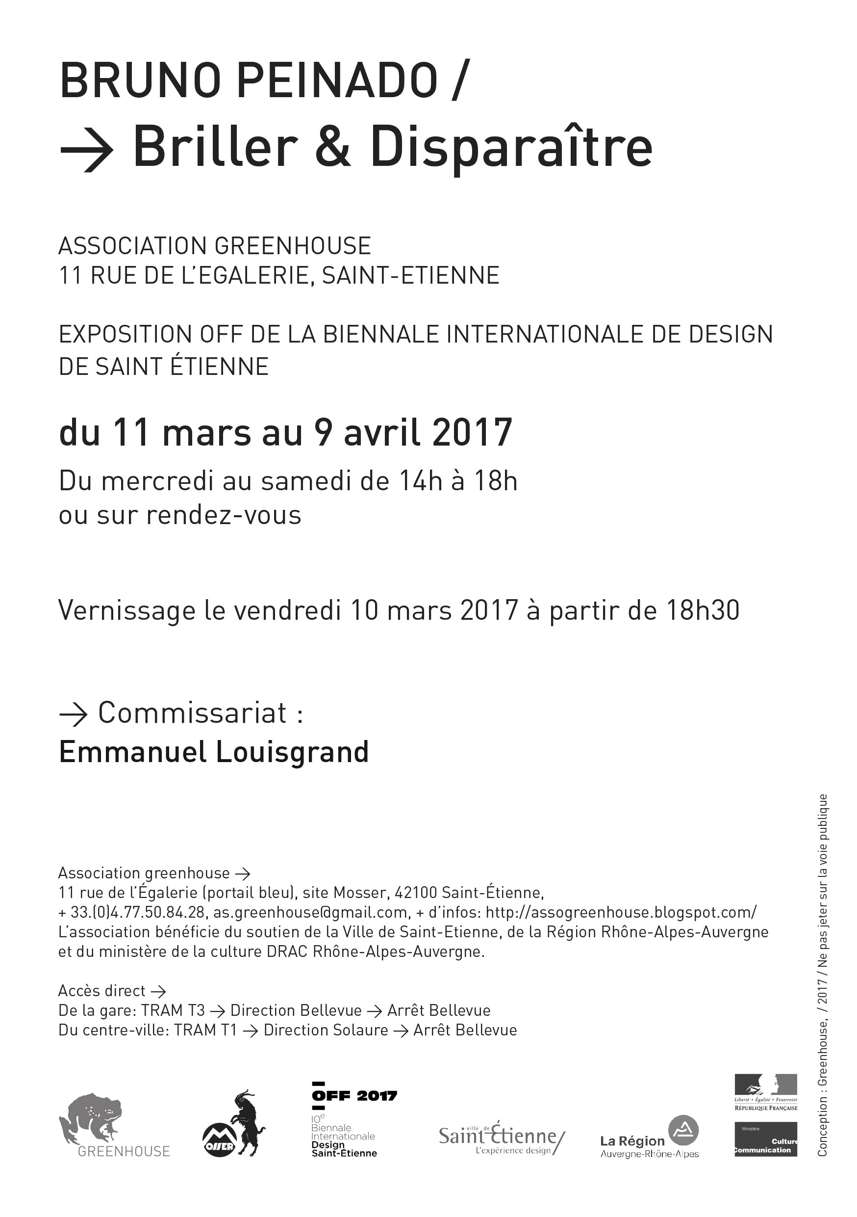 Briller et disparaitre