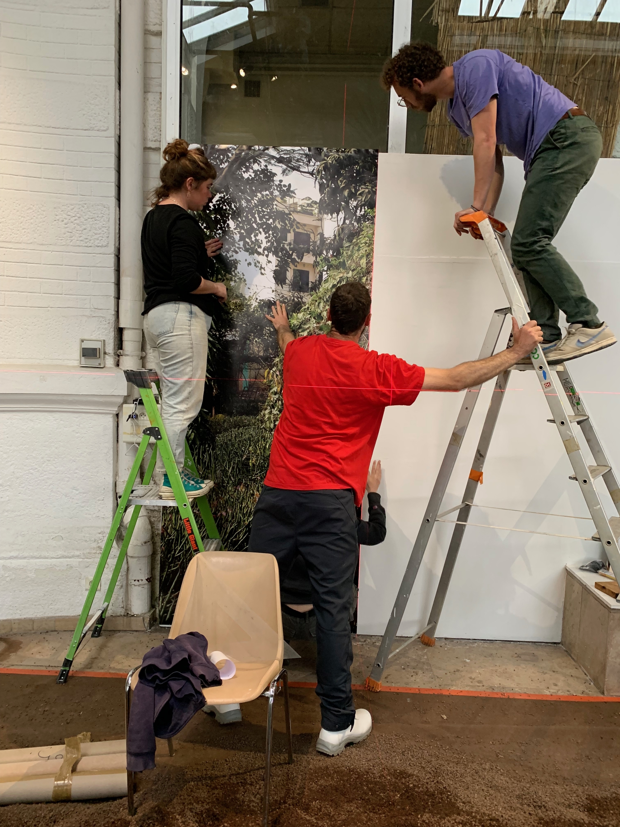 Jardin Jet d'eau - making-of